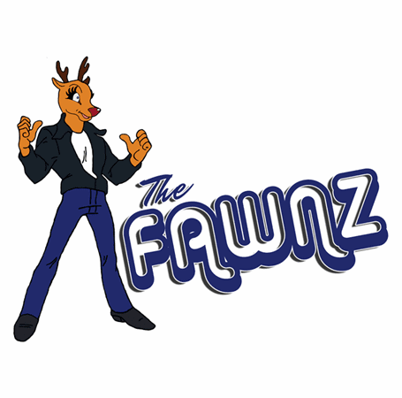 funny Happy Days Fonz The Fawnz Deer parody t-shirt white 