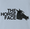 funny Horse Face Mask Parody light blue t-shirt
