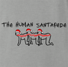 Funny Human Centipede Christmas Parody - Santa Ash Grey T-Shirt