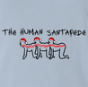 Funny Human Centipede Christmas Parody - Santa Light Blue T-Shirt