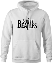 funny Wayne's world shitty beatles t-shirt white men's hoodie