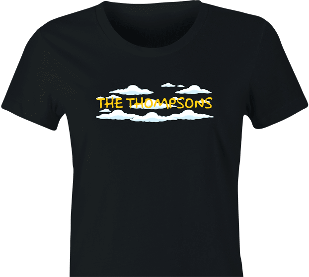 funny The Simpson The Thompson women's black