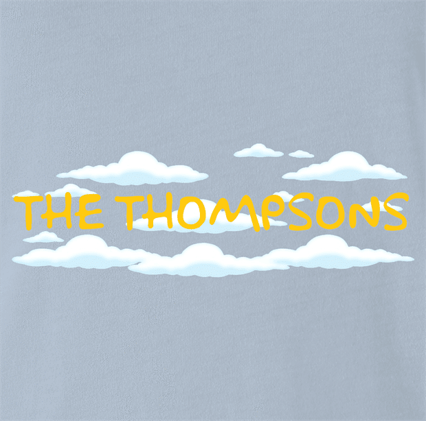 funny The Simpson The Thompson Light Blue T-Shirt
