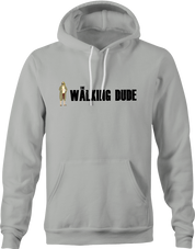 funny Big Lebowski The Dude Walking Dead Mashup t-shirt Ash Grey hoodie