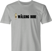 funny Big Lebowski The Dude Walking Dead Mashup men's t-shirt