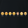 funny owen wilson wow emoji t-shirt black 