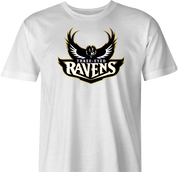 Funny Gam of thrones football Three Eyed Ravens men's ash t-shirt 