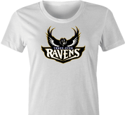 Funny Gam of thrones football Three Eyed Ravens women's ash t-shirt 