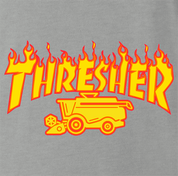 funny Farming Thresher Parody Ash Grey T-Shirt