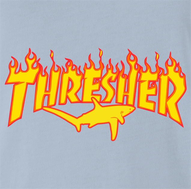 Light blue thrasher 2024 shirt