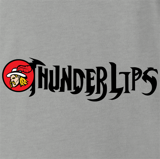 thunderlips thundercats men's grey t-shirt