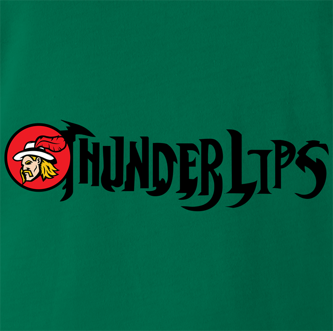 thunderlips thundercats men's green t-shirt
