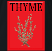 Funny Thyme | Time Magazine Mashup Parody Black T-Shirt