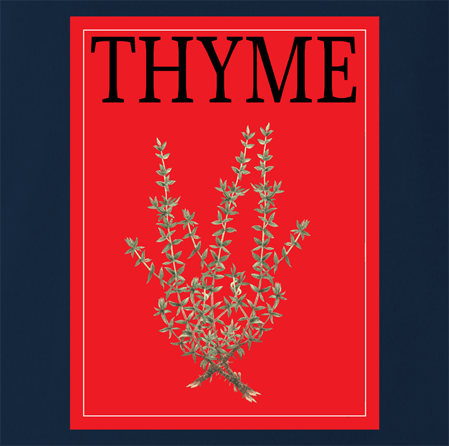 Funny Thyme | Time Magazine Mashup Parody Navy Blue T-Shirt