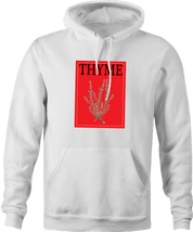 Funny Thyme | Time Magazine Mashup Parody White Hoodie