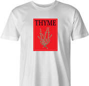 Funny Thyme | Time Magazine Mashup Parody White Men's T-Shirt