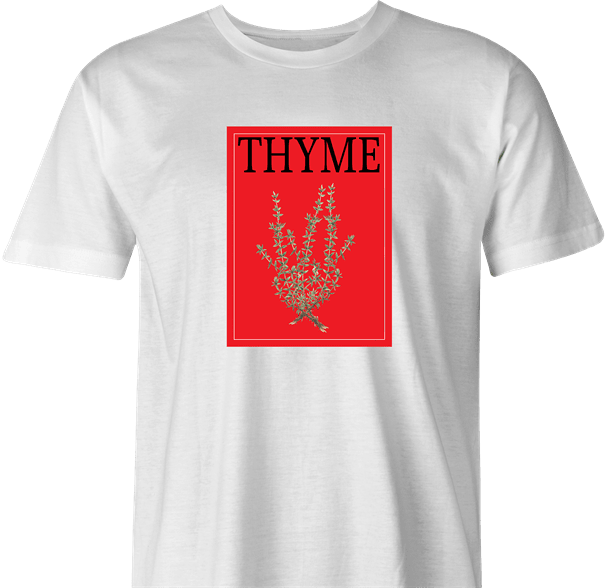 Funny Thyme | Time Magazine Mashup Parody White Men's T-Shirt