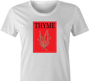 Funny Thyme | Time Magazine Mashup Parody White Women's T-Shirt