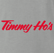 Funny Timmy Ho's Famous Canadian Coffee Shop ash grey t-shirt