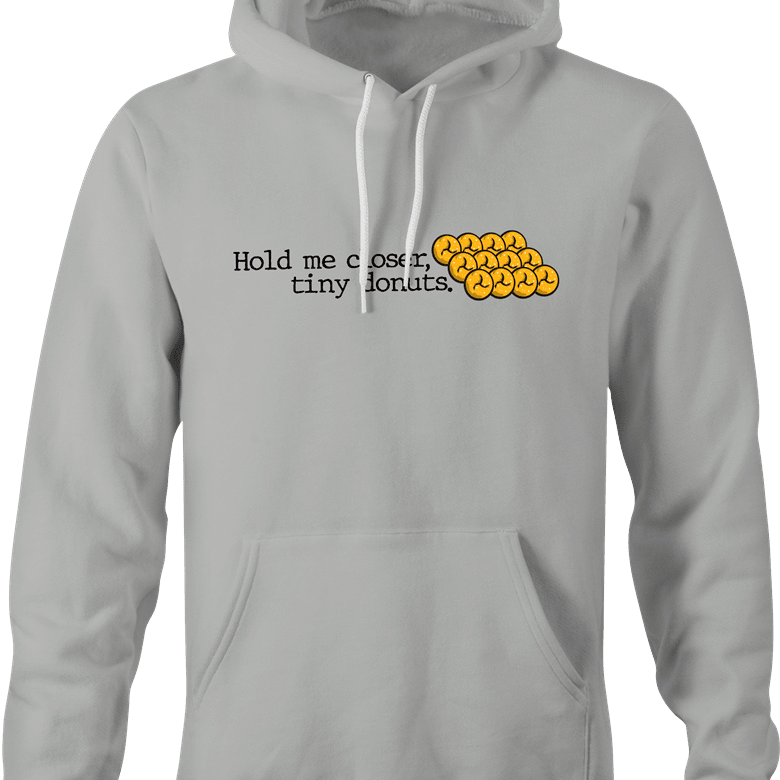 Funny Hold Me Closer Tiny Donuts Elton John Parody t-shirt Ash Grey hoodie