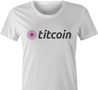 cryptocurrency bitcoin titcoin women's white t-shirt