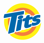 funny Tits and Tide Hilarious Offensive parody t-shirt white 