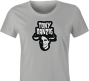 Funny tony danza danzig devil women's ash t-shirt 
