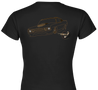 The Offical Rad Rides by Troy | Ford Gran Torino Front View | Women's Black T-Shirt | Cool Cars