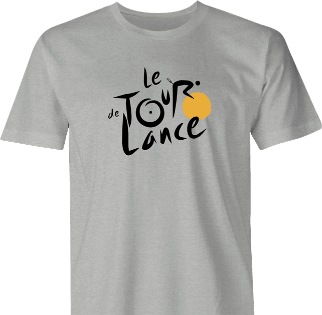 funny Tour De France Lance Arsmstrong Cheating men's t-shirt