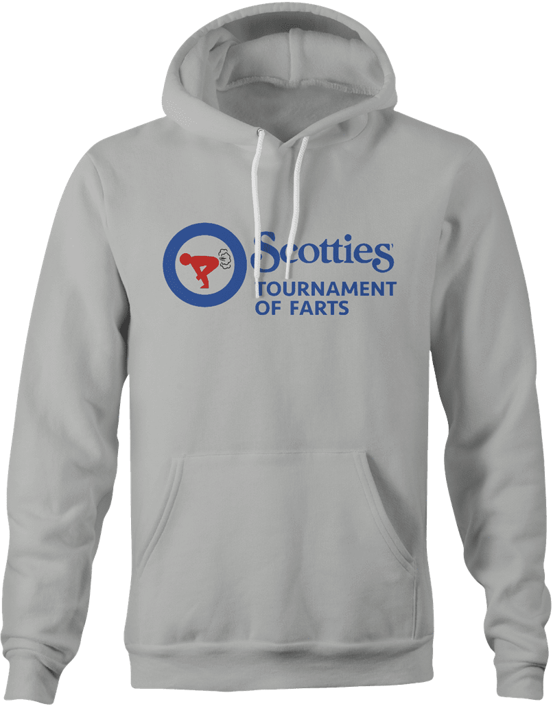 funny scotties curling tournament of farts ash hoodie