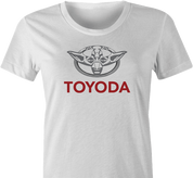 Funny yoda star wars toyota parody women's t-shirt 