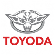 Funny yoda star wars toyota parody white t-shirt 