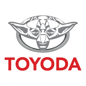 Funny yoda star wars toyota parody white t-shirt 