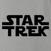 funny Star Trek Meets Star Wars Mashup Parody Ash Grey t-shirt