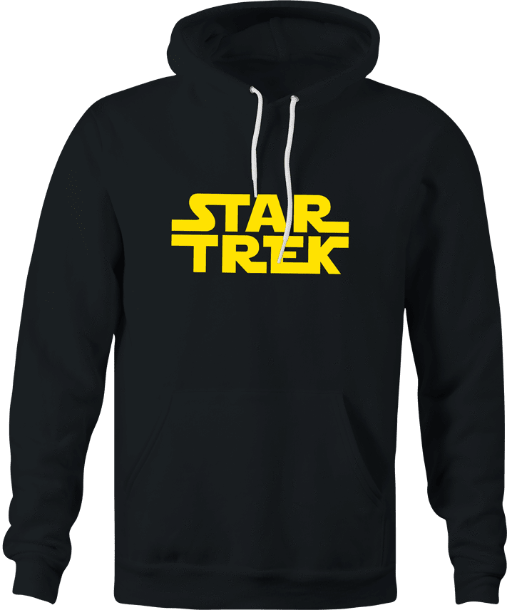 funny Star Trek Meets Star Wars Mashup Parody black hoodie