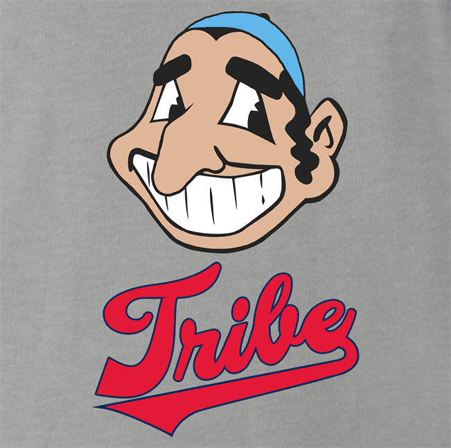 funny Jewish Tribe Cleveland Indians Parody ash grey t-shirt