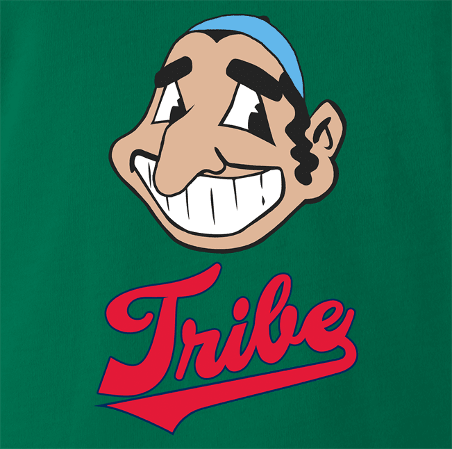 funny Jewish Tribe Cleveland Indians Parody kelly green t-shirt