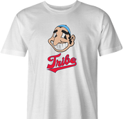 funny Jewish Tribe Cleveland Indians Parody white men's t-shirt