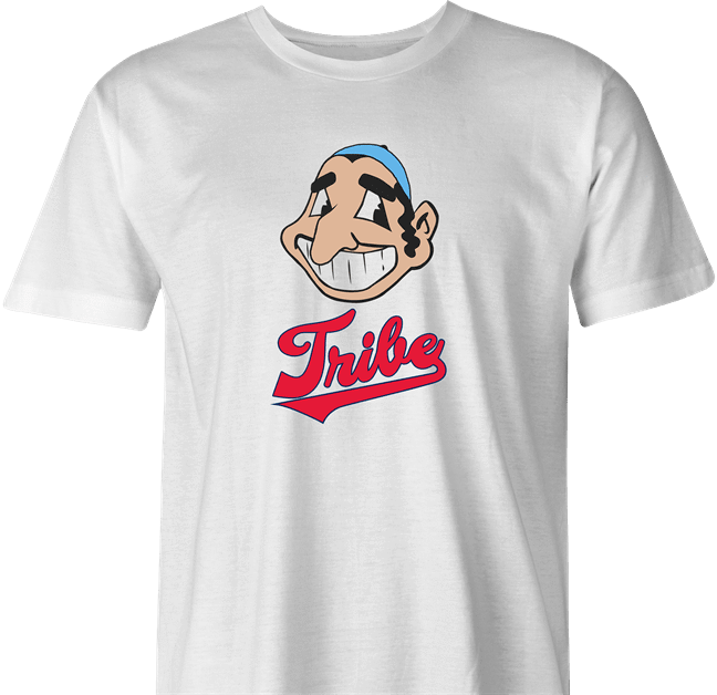 funny Jewish Tribe Cleveland Indians Parody white men's t-shirt