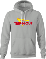Funny Tripping Out Getting High Parody Parody T-Shirt Ash Grey Hoodie