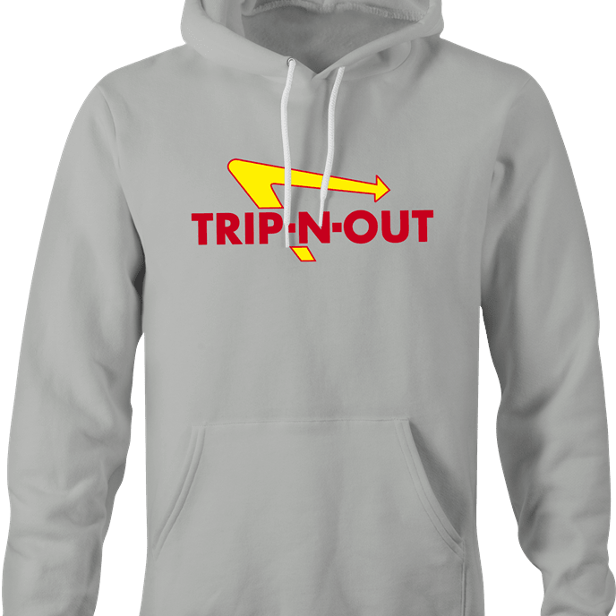 Funny Tripping Out Getting High Parody Parody T-Shirt Ash Grey Hoodie