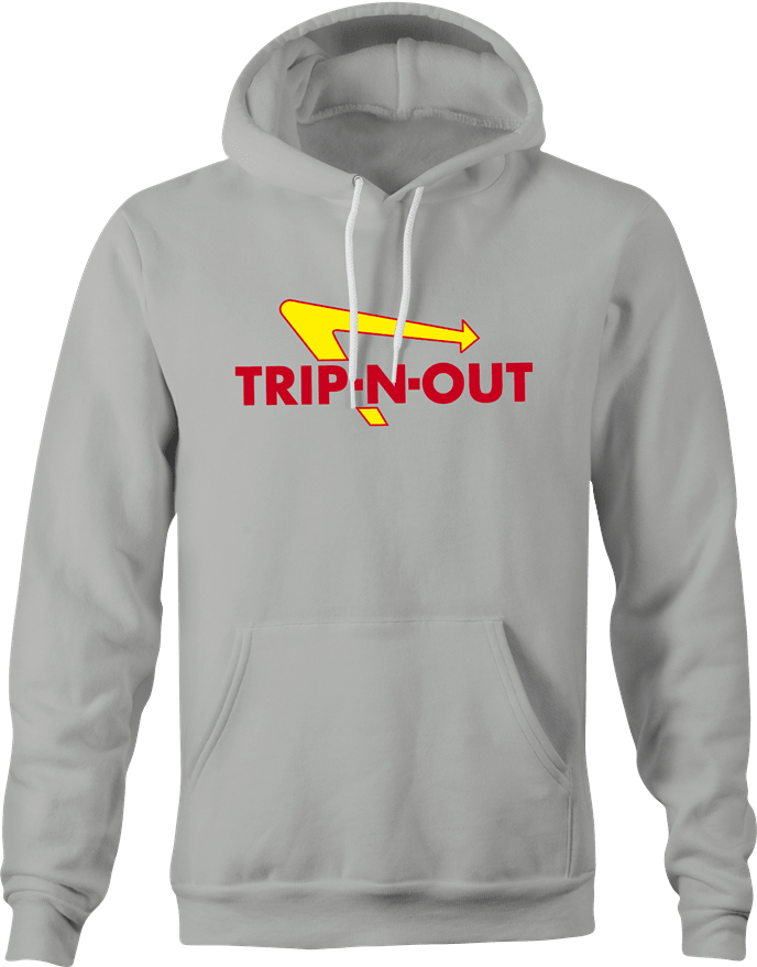 Funny Tripping Out Getting High Parody Parody T-Shirt Ash Grey Hoodie