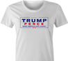 trump pence 2020 t-shirt white women's