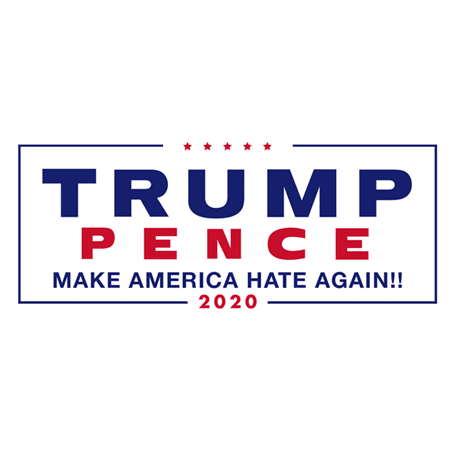 trump pence 2020 t-shirt white 