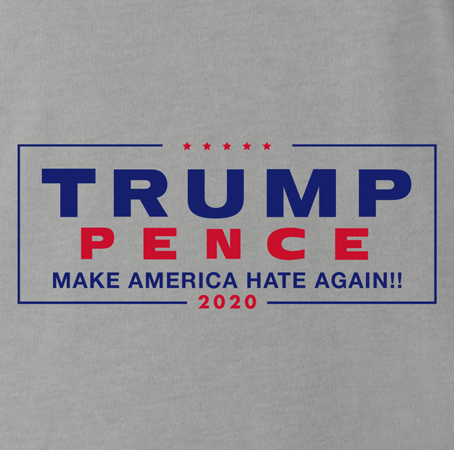 trump pence 2020 t-shirt grey