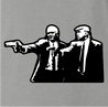 funny donald trump mike pence pulp fiction ash grey t-shirt