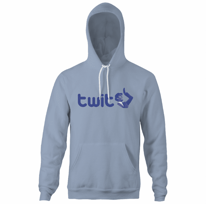 funny twitter monty python twit light blue hoodie