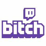funny Twitch B*tch t-shirt white 