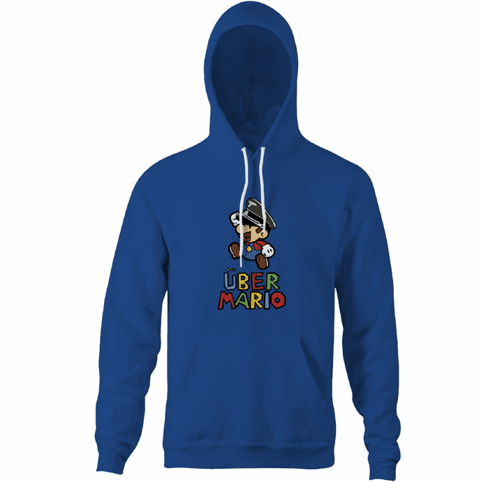 funny german nazi super mario hoodie