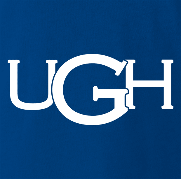 funny Ugh Oof Ugg Uggs Boots Mashup royal Blue t-shirt